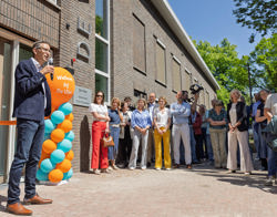 Oplevering woongebouw Vlierestraat met bewoners